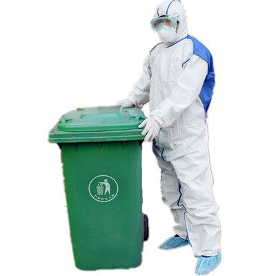 ชุดคลุมป้องกัน PPE โรงพยาบาลคลุมด้วยสารเคมี Hazmat CAT III Type 3b 4b
