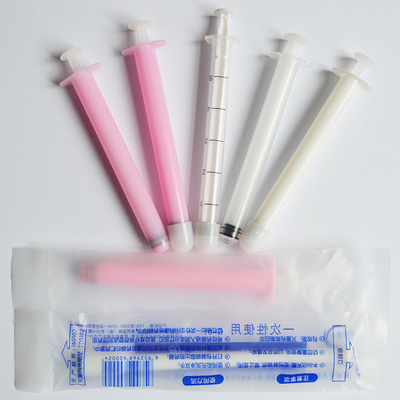 หญิงช่องคลอดครีม Applicator แพทย์ทิ้ง