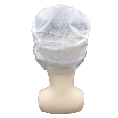 ผ้าคลุมศีรษะแบบใช้แล้วทิ้งมีหมวกคลุมไม่ทอด้วย Snood