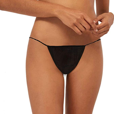 สปาร้านเสริมสวยชุดชั้นในแบบใช้แล้วทิ้ง Black Breathable