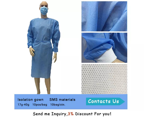 Medical ระดับ 3 กันน้ำ SMS ชุดผ่าตัด Aami ระดับ 4 Sterile Reinforced