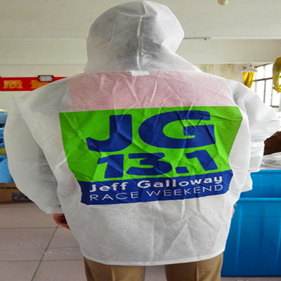 เสื้อผ้าทำงาน เสื้อแล็บแล็บที่ใช้แล้วทิ้ง Safety Lab Jacket S / M / L